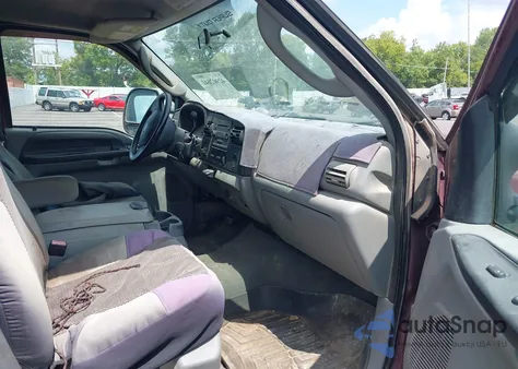 2005 Ford F250 Super Duty из США, поврежденный, VIN 1FTSW20P95EC27469